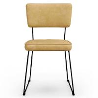 Cadeira Decorativa Estofada Para Sala De Jantar Allana L02 Couríssimo Casco Fendi - Lyam Decor - 3