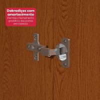 Guarda-roupa Casal 100% Mdf 8 Portas Easy Glow Com Espelhos Frassino - 7