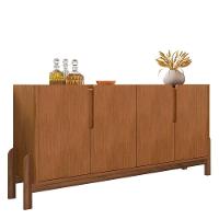 Buffet Aparador Lizz 170cm 4 Portas Cedro - Casa D Cedro - 1