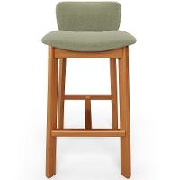 Kit 05 Banquetas Alta Para Cozinha Sala De Jantar Bar Dara L02 Bouclê Oliva - Lyam Decor - 3