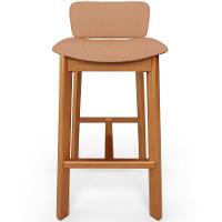 Kit 02 Banquetas Alta Para Cozinha Sala De Jantar Bar Dara L02 Linho Rosê - Lyam Decor - 3