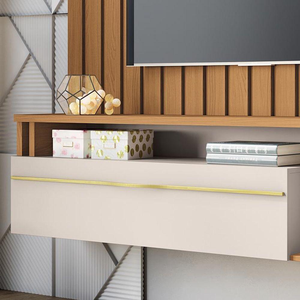 Home Suspenso Self 1.6 Ripado Cinamomo-off White Para Tv Até 55? - Hb Móveis Cinamomo-off White - 4