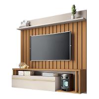 Home Suspenso Self 1.6 Ripado Cinamomo-off White Para Tv Até 55? - Hb Móveis Cinamomo-off White - 1