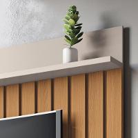 Home Suspenso Self 1.6 Ripado Cinamomo-off White Para Tv Até 55? - Hb Móveis Cinamomo-off White - 3