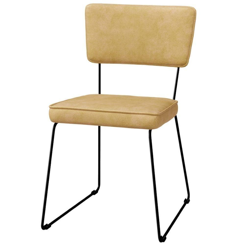 Kit 8 Cadeiras Decorativa Estofada Para Sala De Jantar Allana L02 Couríssimo Casco Fendi - Lyam Decor - 6