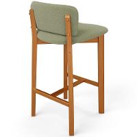 Kit 06 Banquetas Alta Para Cozinha Sala De Jantar Bar Dara L02 Bouclê Oliva - Lyam Decor - 7