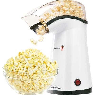 Pipoqueira Britânia Pop Time Branco com Preparo de 100g em 3,5 Minutos 220V