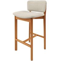 Kit 2 Banqueta Alta Para Cozinha Sala De Jantar Bar Dara L02 Linho Champagne - Lyam Decor - 7