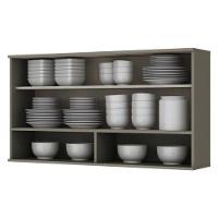 Armário Aéreo 1 Porta Basculante Vidro 120cm Connect Duna - Móveis Henn Duna - 2