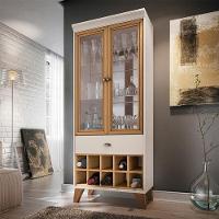 Cristaleira Intense Cinamomo-off White - Pr Móveis Cinamomo-off White - 3