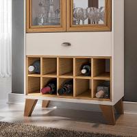 Cristaleira Intense Cinamomo-off White - Pr Móveis Cinamomo-off White - 5