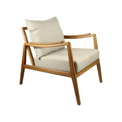 Poltrona Maya Linho Bege Claro