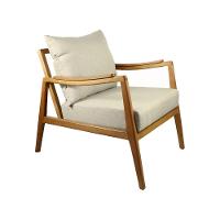 Poltrona Maya Linho Bege Claro - 1