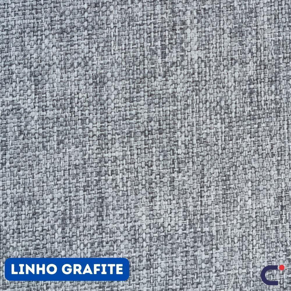 Conjunto 4 Cadeiras Taís Nature-linho Grafite - Cimol Móveis Nature-linho Grafite - 2