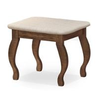 Banqueta Almofadada Para Penteadeira Camarim Malbec - Móveis Luapa Malbec - 1