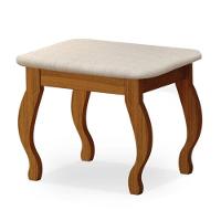 Banqueta Almofadada Para Penteadeira Camarim Freijó - Móveis Luapa Freijó - 1