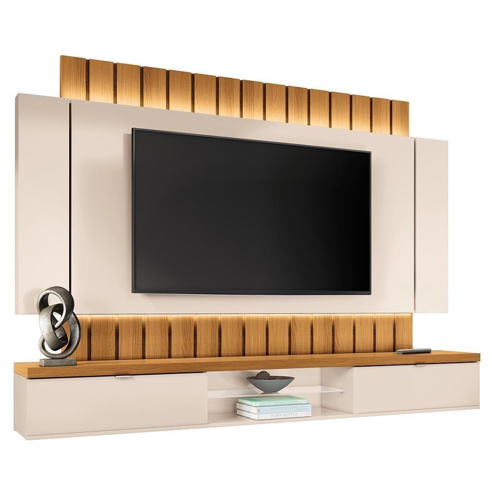 Home Suspenso Illusion 2.2 Off White-cinamomo Para Tv Até 70? - Hb Móveis Off White-cinamomo - 1