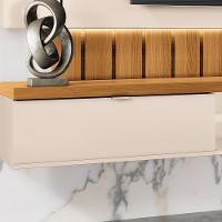 Home Suspenso Illusion 2.2 Off White-cinamomo Para Tv Até 70? - Hb Móveis Off White-cinamomo