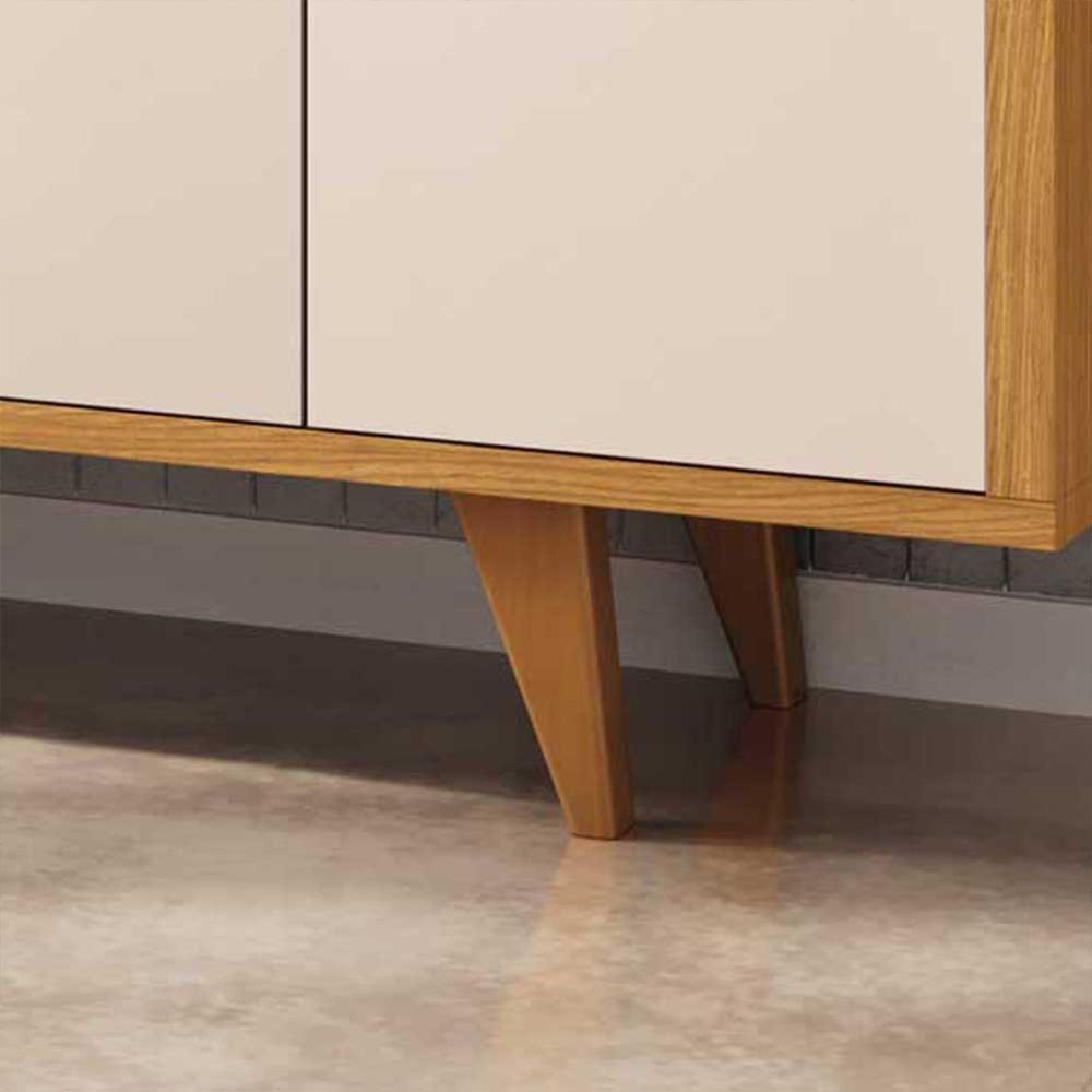 Buffet Aparador Melodia Com 2 Portas E 2 Gavetas Cinamomo-off White - Hb Móveis Cinamomo-off White - 3