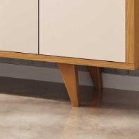 Buffet Aparador Melodia Com 2 Portas E 2 Gavetas Cinamomo-off White - Hb Móveis Cinamomo-off White - 3