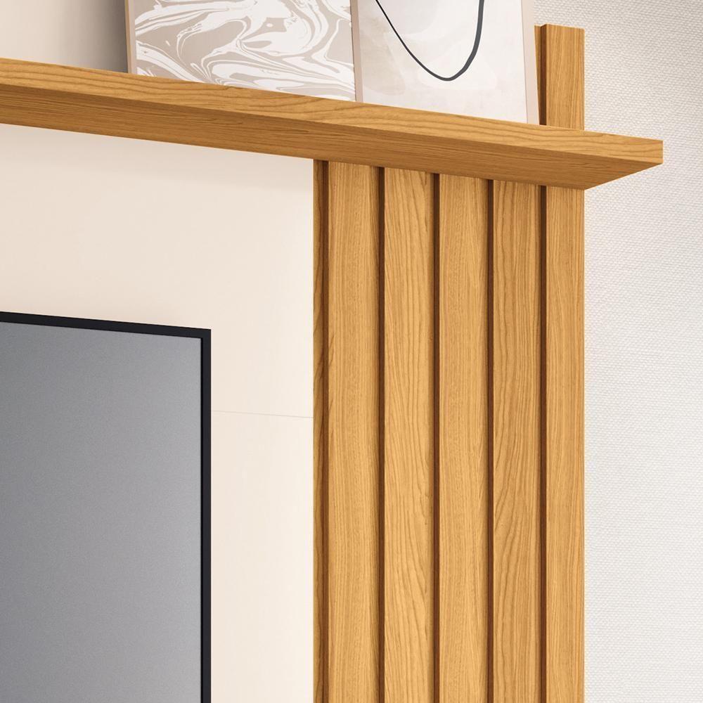 Home Suspenso Lets 1.6 Cinamomo-off White Para Tv Até 55? - Hb Móveis Cinamomo-off White - 3