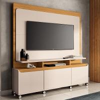 Estante Home Theater Quantum Off White-cinamomo Para Tv Até 70? - Hb Móveis Off White-cinamomo - 2