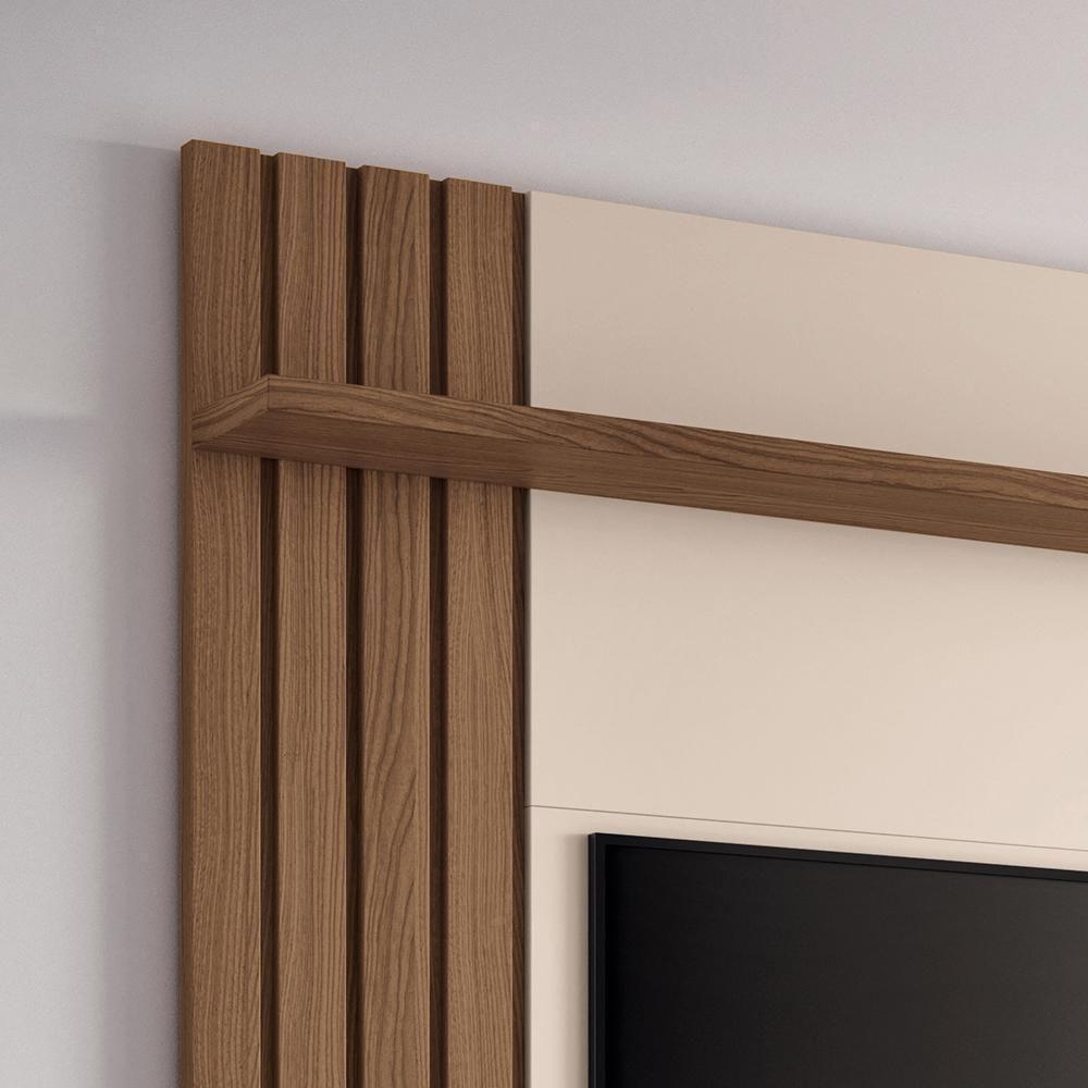 Home Suspenso Solus Castanho-off White Para Tv Até 70? - Hb Móveis Castanho-off White - 3