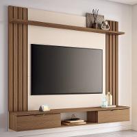 Home Suspenso Solus Castanho-off White Para Tv Até 70? - Hb Móveis Castanho-off White - 2