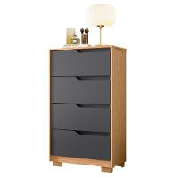 Cômoda Sole 4 Gavetas Titanium-freijó - Móveis Albatroz Titanium-freijó - 1