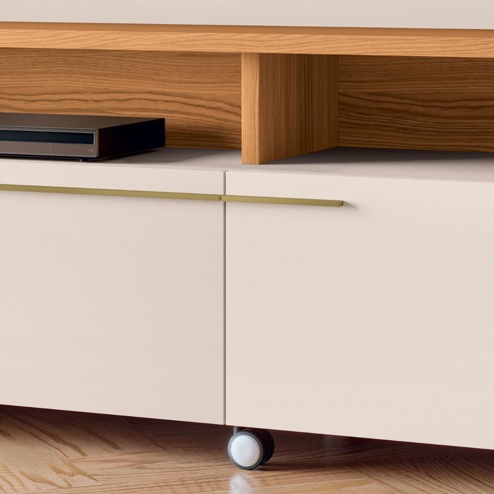 Estante Home Theater Artís Off White-cinamomo Para Tv Até 70? - Hb Móveis Off White-cinamomo - 4