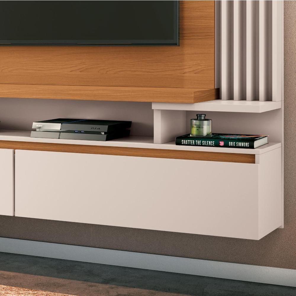 Home Suspenso Cosmo Cinamomo-off White Para Tv Até 55? - Hb Móveis Cinamomo-off White - 4