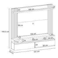 Home Suspenso Cosmo Cinamomo-off White Para Tv Até 55? - Hb Móveis Cinamomo-off White - 5
