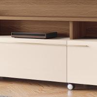 Estante Home Theater Artís Castanho-off White Para Tv Até 70? - Hb Móveis Castanho-off White - 6