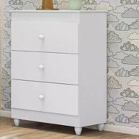 Cômoda Ternura 3 Gavetas - Branco - Peternella Móveis Branco - 2