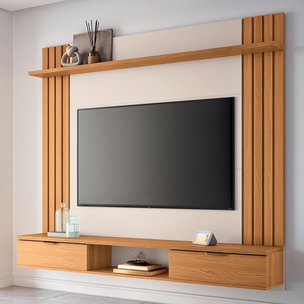 Home Suspenso Solus Cinamomo-off White Para Tv Até 70? - Hb Móveis Cinamomo-off White - 4
