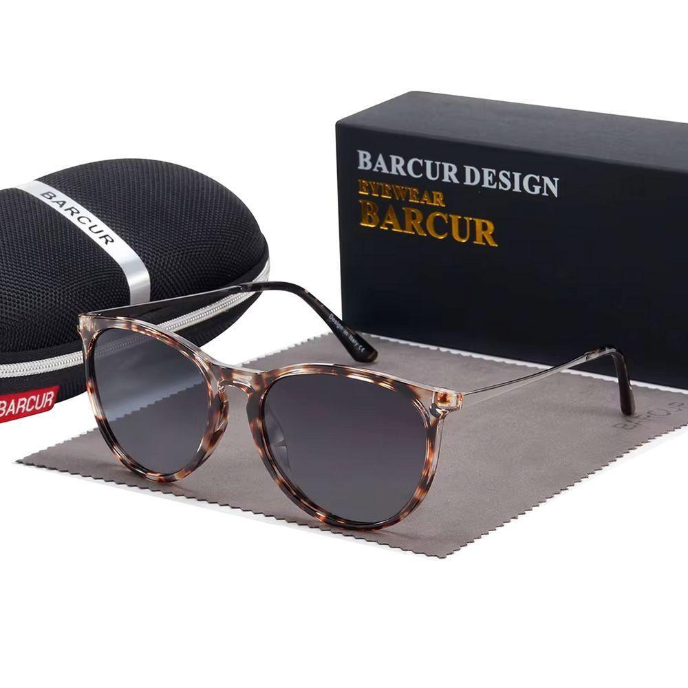 Óculos Feminino Clássico Lente Polarizada Design Titanium Uv400 Mesclado - 1