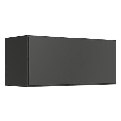 Armário Aéreo Geladeira Acácia Touch 80cm 1 Porta Basculante Chumbo - Nicioli Chumbo