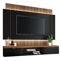 Home Suspenso Illusion 1.8 Preto-castanho Para Tv Até 55? - Hb Móveis Preto-castanho - 1
