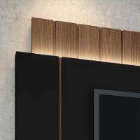 Home Suspenso Illusion 1.8 Preto-castanho Para Tv Até 55? - Hb Móveis Preto-castanho - 3