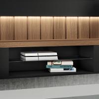 Home Suspenso Illusion 1.8 Preto-castanho Para Tv Até 55? - Hb Móveis Preto-castanho