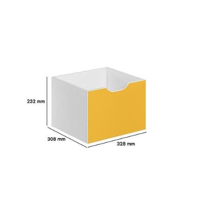 Nicho Organizador 1478 Com 9 Gavetas Branco-colorido - Qmovi Branco-colorido
