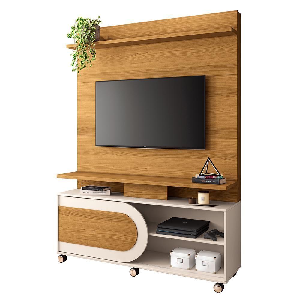 Estante Home Theater órbis Cinamomo-off White Para Tv Até 55? - Hb Móveis Cinamomo-off White - 1
