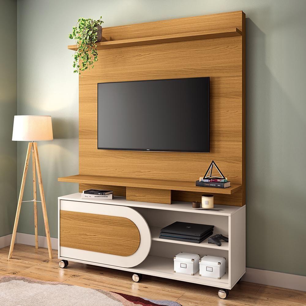 Estante Home Theater órbis Cinamomo-off White Para Tv Até 55? - Hb Móveis Cinamomo-off White - 2