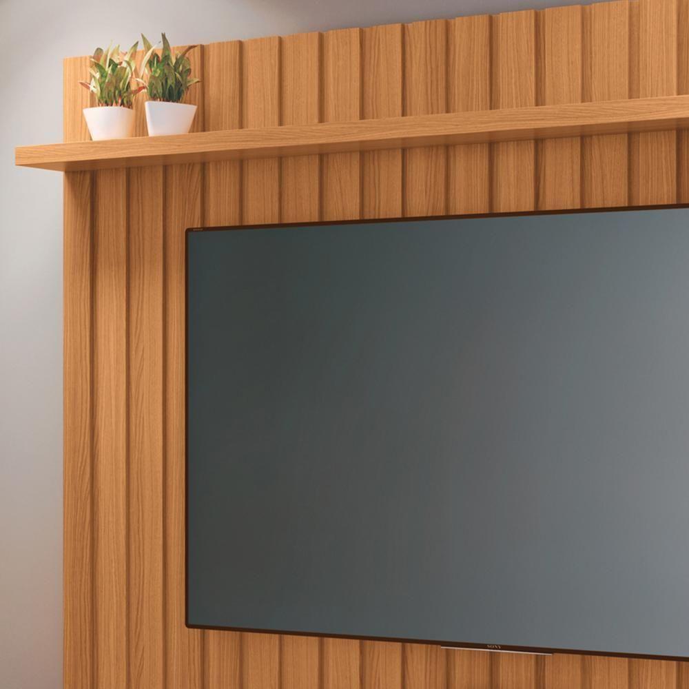Rack Bancada Essenza Com Painel Link 2.0 Off White-cinamomo Para Tv Até 70? - Hb Móveis Off White-cinamomo - 3