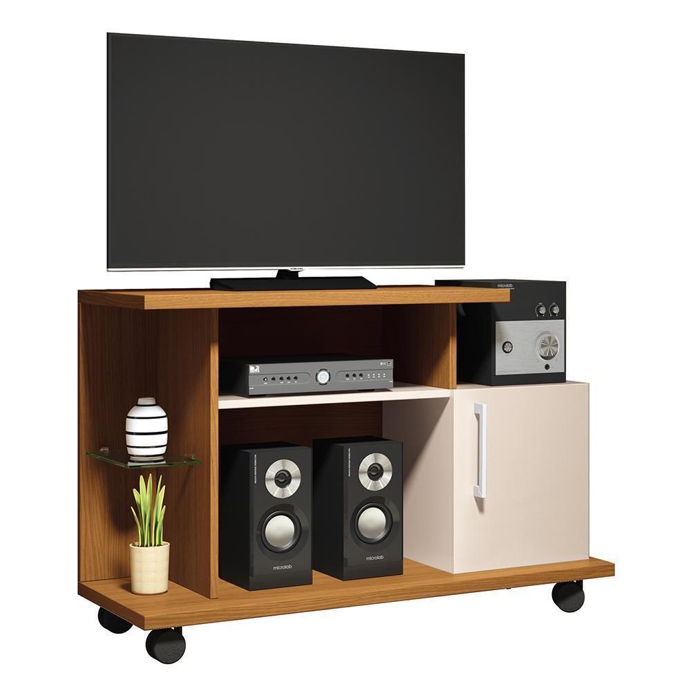 Rack Smart Cinamomo-off White Para Tv Até 26 - Hb Móveis Cinamomo-off White - 1