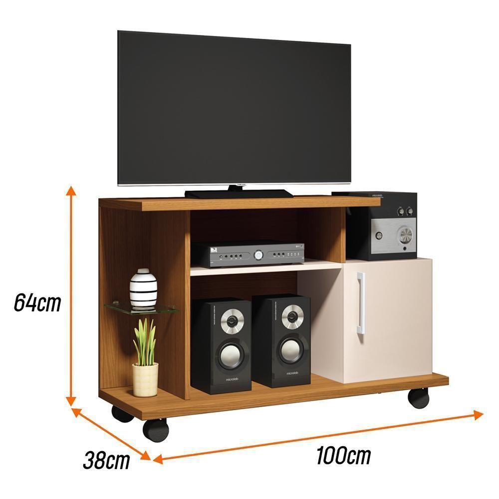 Rack Smart Cinamomo-off White Para Tv Até 26 - Hb Móveis Cinamomo-off White - 2