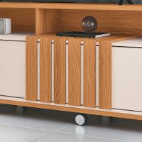 Rack Bancada Graci 1.8 Cinamomo-off White Para Tv Até 70? - Hb Móveis Cinamomo-off White - 3