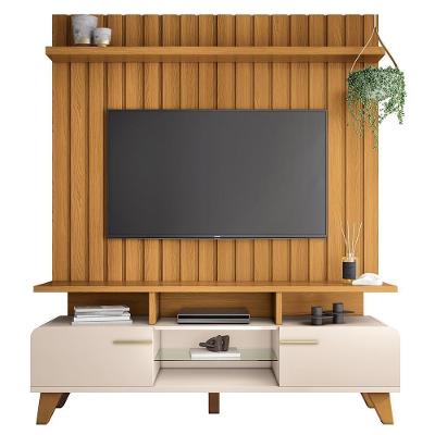 Rack Bancada Essenza Com Painel Link 1.6 Cinamomo-off White Para Tv Até 60? - Hb Móveis Cinamomo-off White
