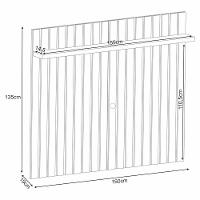 Rack Bancada Essenza Com Painel Link 1.6 Cinamomo-off White Para Tv Até 60? - Hb Móveis Cinamomo-off White - 5
