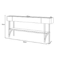 Aparador Vivant E Mesa De Centro Cadenza Off White-cinamomo - Hb Móveis Off White-cinamomo - 5